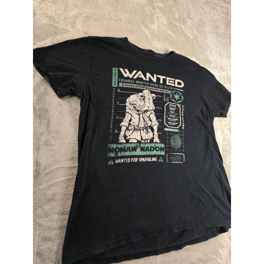 Star Wars Mens Shirt XL Black  Momaw Nadon Funko Smuggler Tee